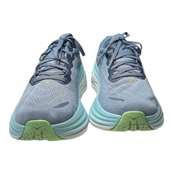 Hoka One One Bondi 8 Real Teal Shadow Mens Blue Size 11 Running Shoes - Picture 5 of 16